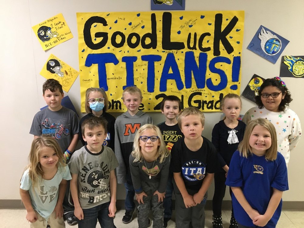 2nd grade class good luck titans