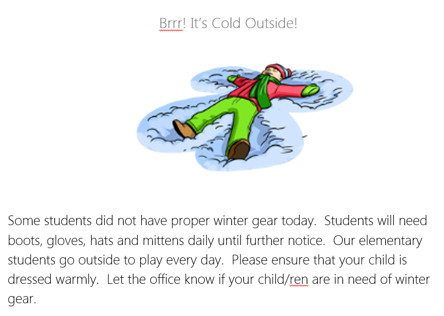 Winter Clothing