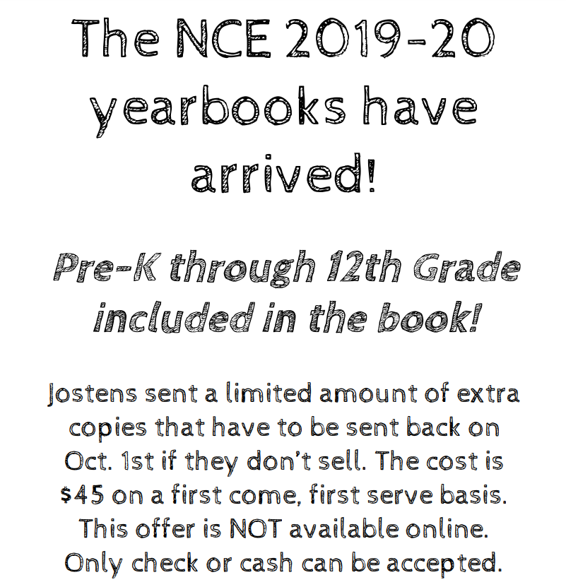 The 2019-2020 yearbooks are in.