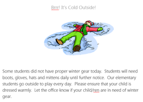 Winter Clothing