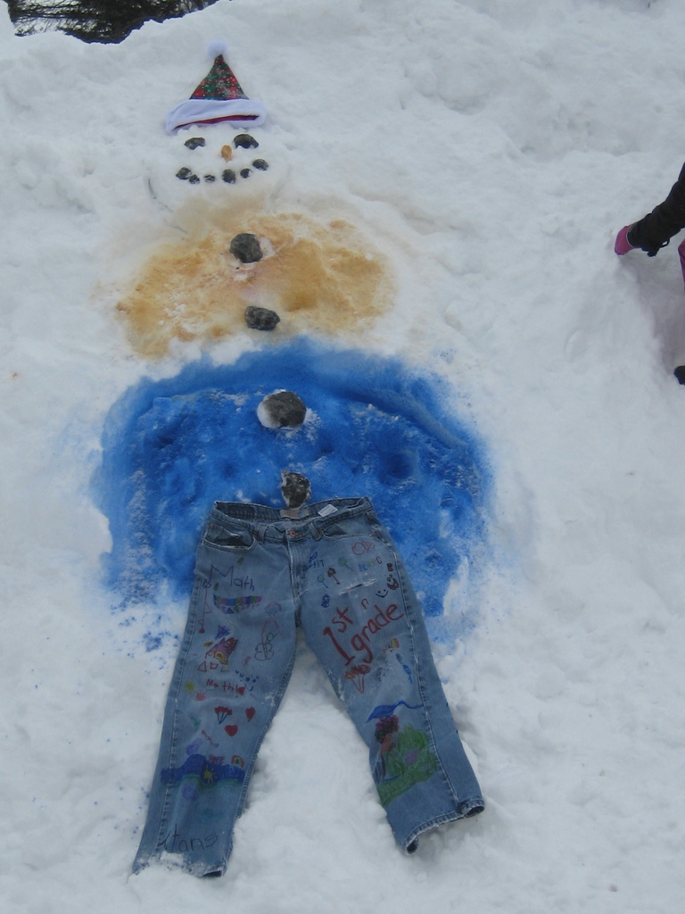 5th grade snow sculpture