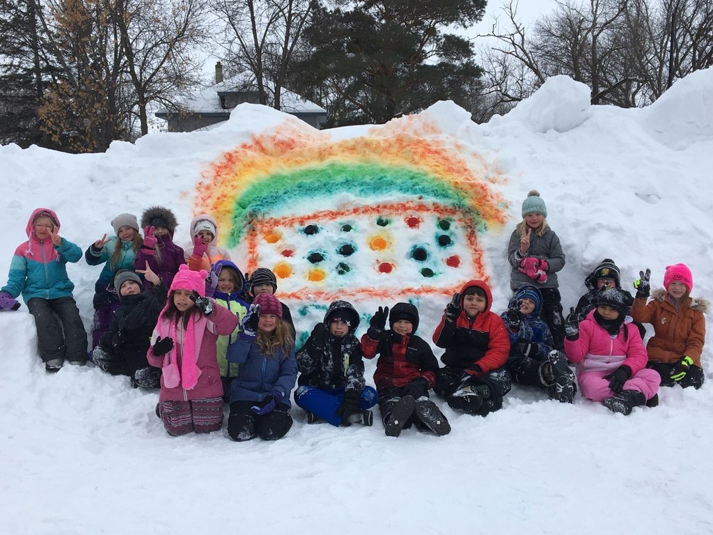 2nd grade snow sculptures